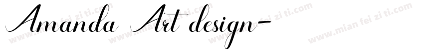 Amanda Art design字体转换